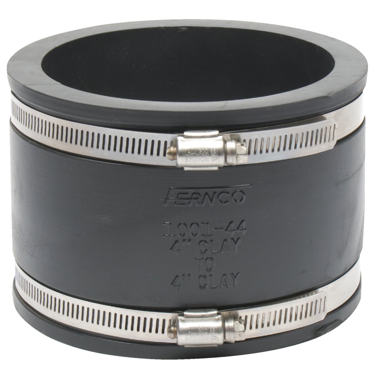 4" FLEX CLAY COUPLING - P1001-44 by Fernco Inc