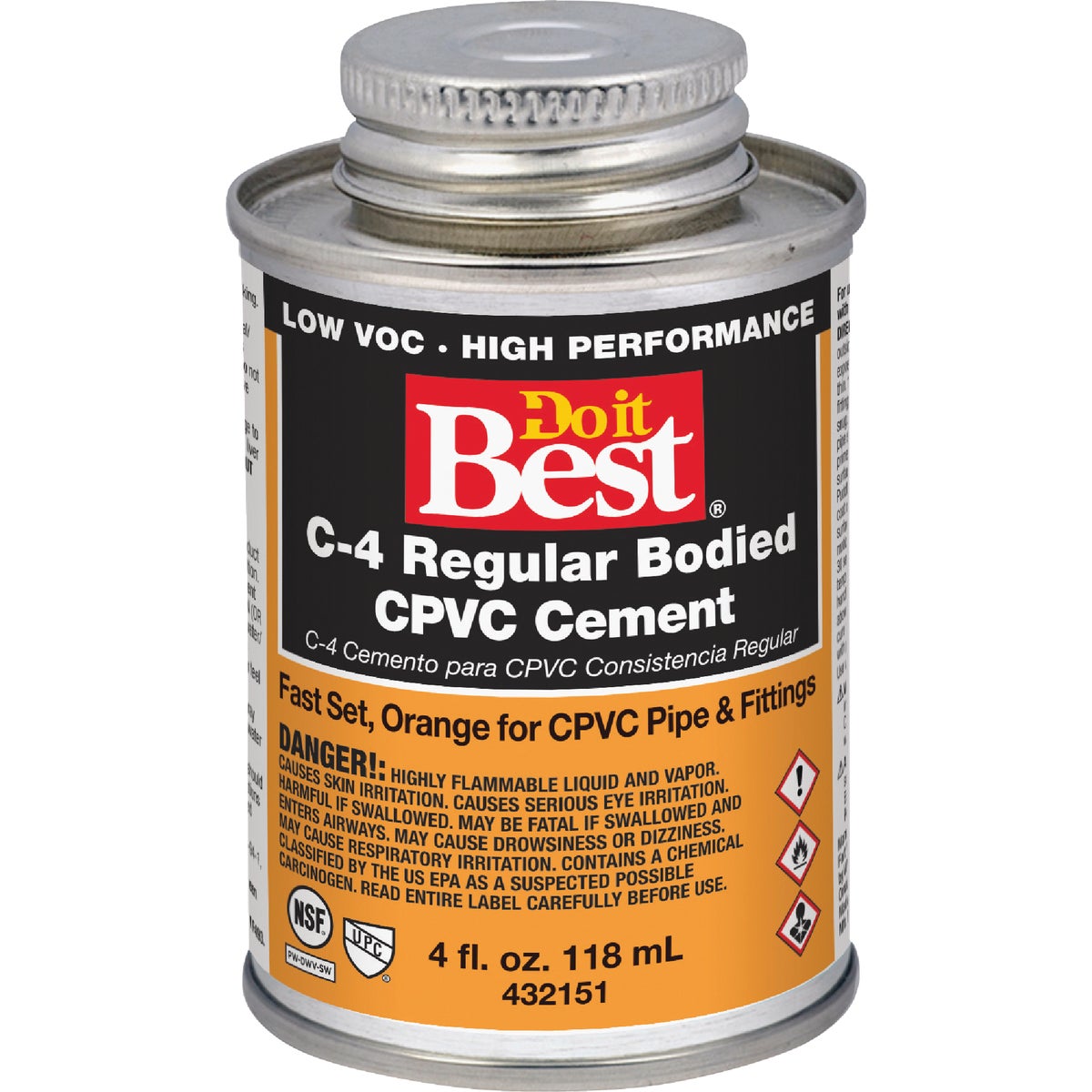 1/2PINT CPVC CEMENT - 018714 by Wm H Harvey Co