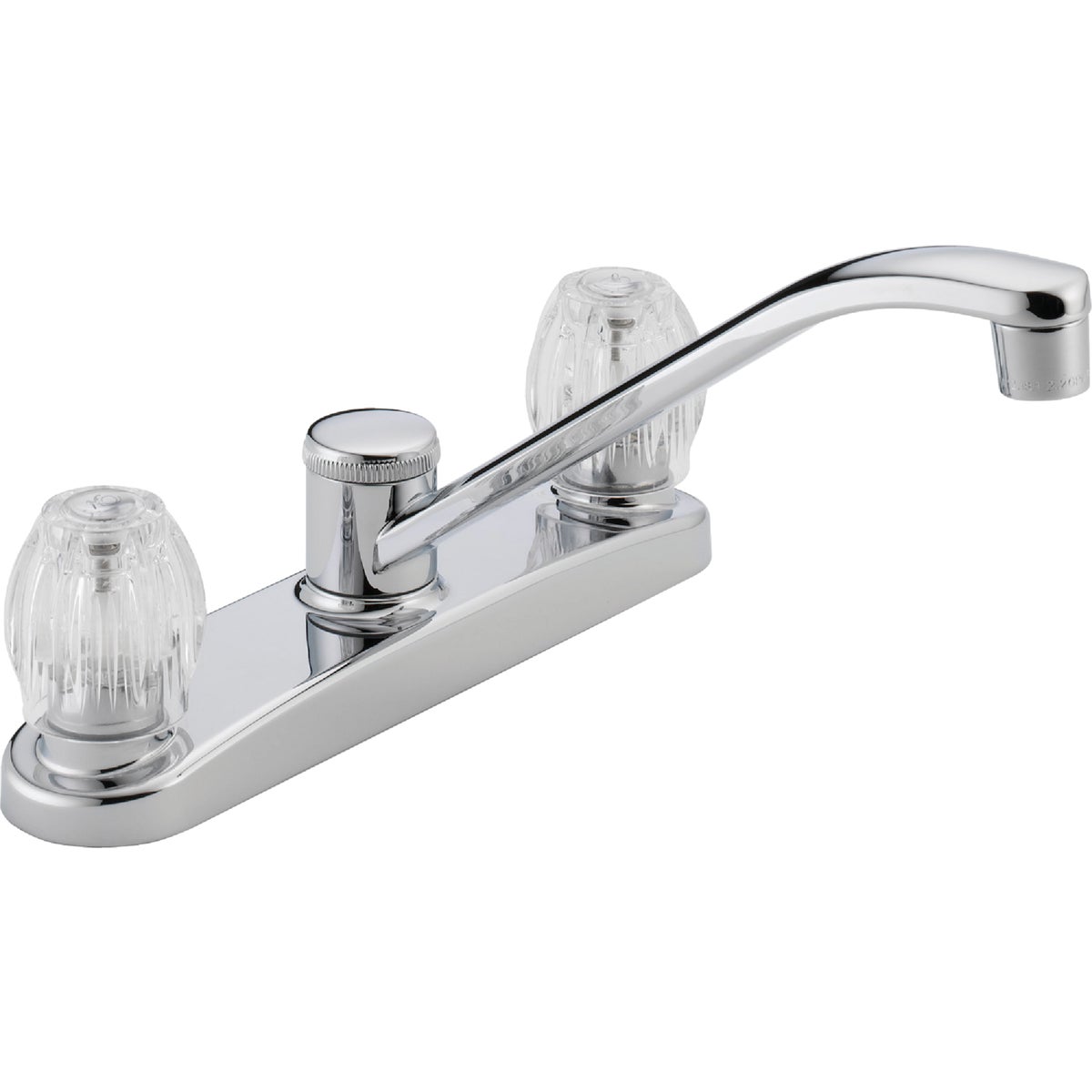 2H CHROME KITCHEN FAUCET - P220LF by Delta Faucet Co