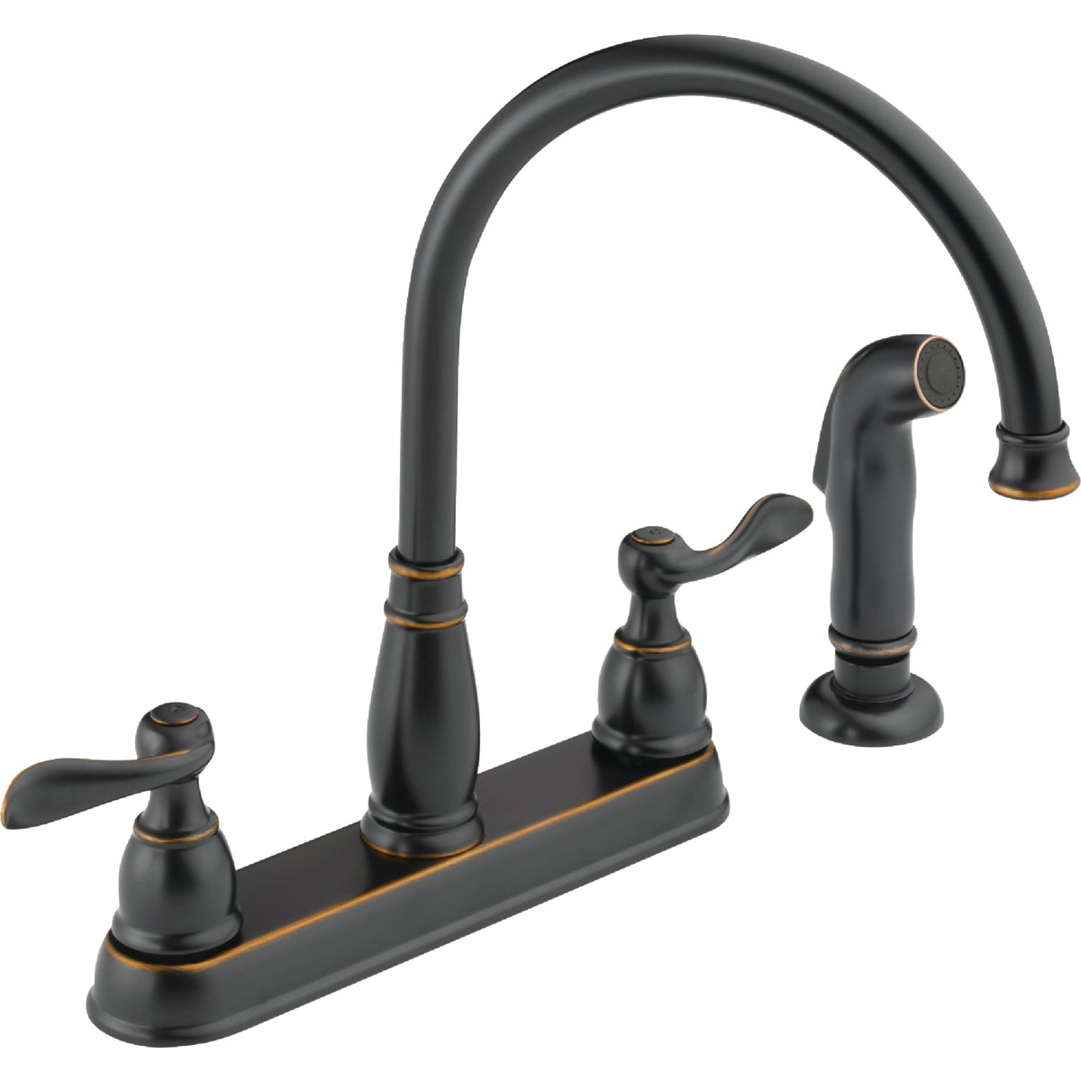2H ORB KIT FAUCET W/SPRY - 21996LF-OB by Delta Faucet Co