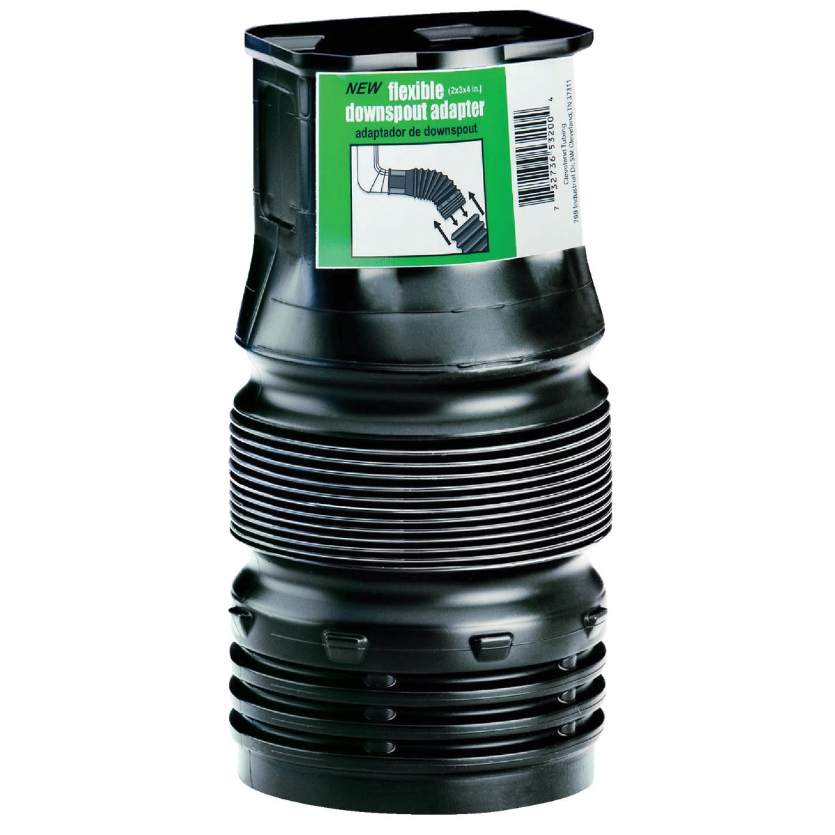 2X3 DOWNSPOUT ADAPTER - 53202 by Cleveland Tubing Inc