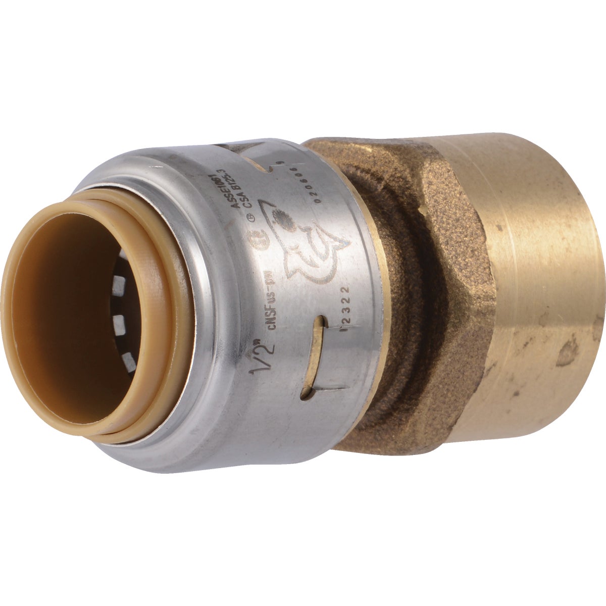 1/2" FIP PUSH ADAPTER - U072LFA by Cash Acme