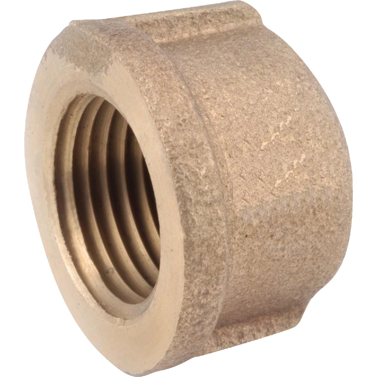 1/2" BRASS CAP - 738108-08 by Anderson Metals Corp