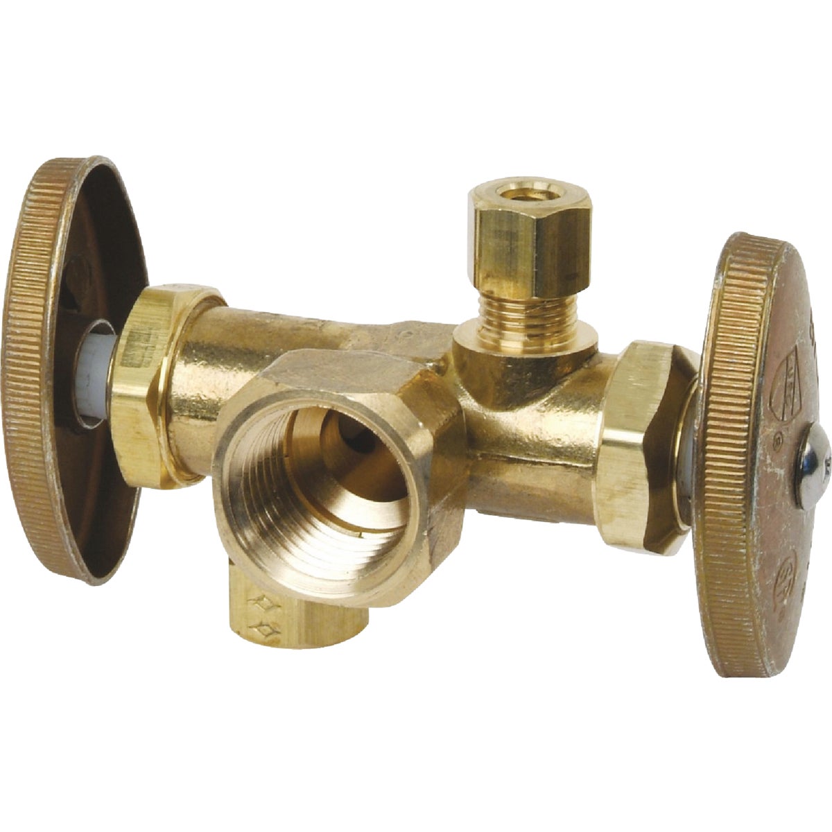 1/2FX3/8X3/8 DUAL VALVE - R1701DVX R by Brass Craft