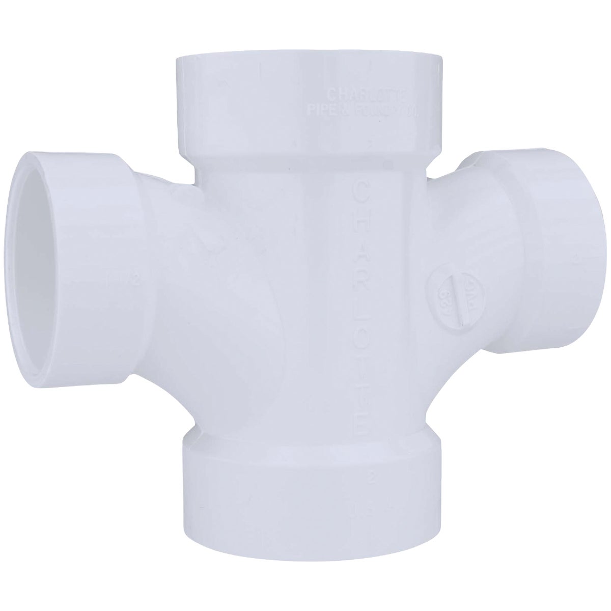 2X1-1/2 DBL SANITARY TEE - 73521 by Genova Inc  Pvc Dwv