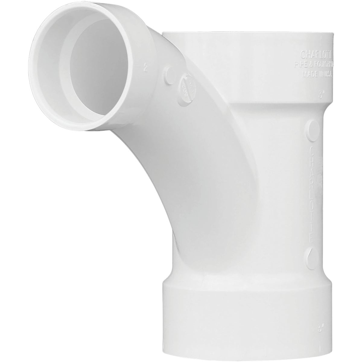 3X3X2 COMBO PVC TEE/WYE - 72532 by Genova Inc  Pvc Dwv