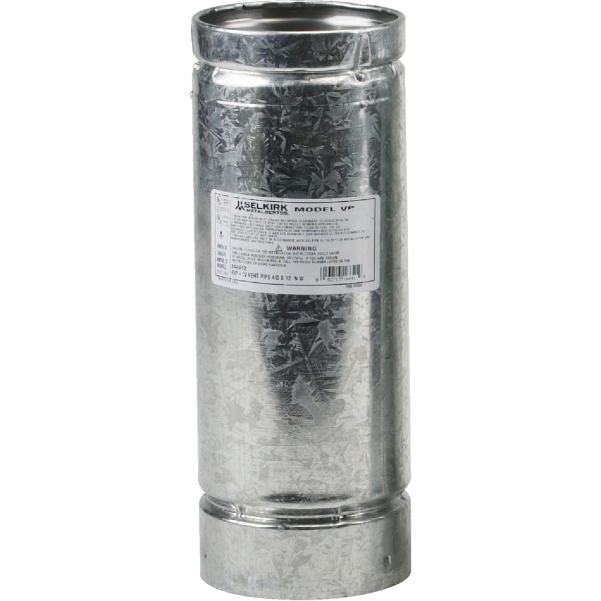 3X60 BLK PLT STOVE PIPE - 3VP-60B by Selkirk Corporation