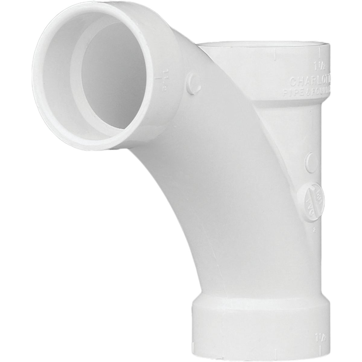 1-1/2" DWV COMB TEE/WYE - 72515 by Genova Inc  Pvc Dwv