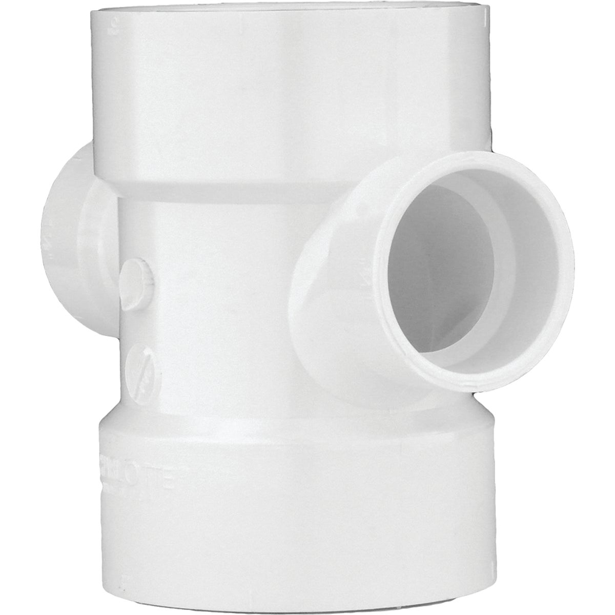 3X2 DWV RED DBL SANI TEE - 73532 by Genova Inc  Pvc Dwv