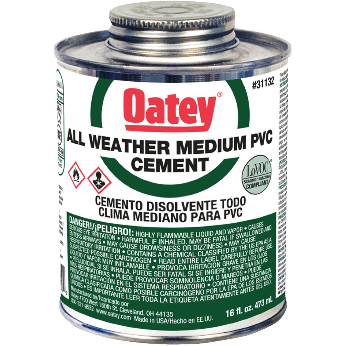 PINT PVC CEMENT - 31132 by Oatey Scs