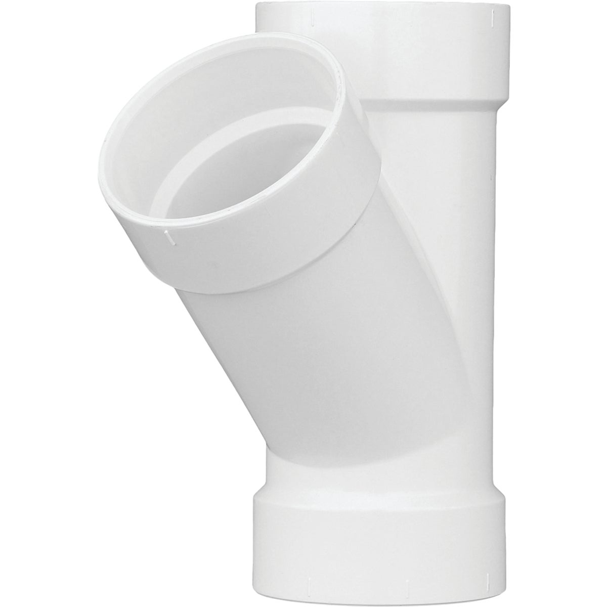6" PVC-DWV WYE - 71060 by Genova Inc  Pvc Dwv