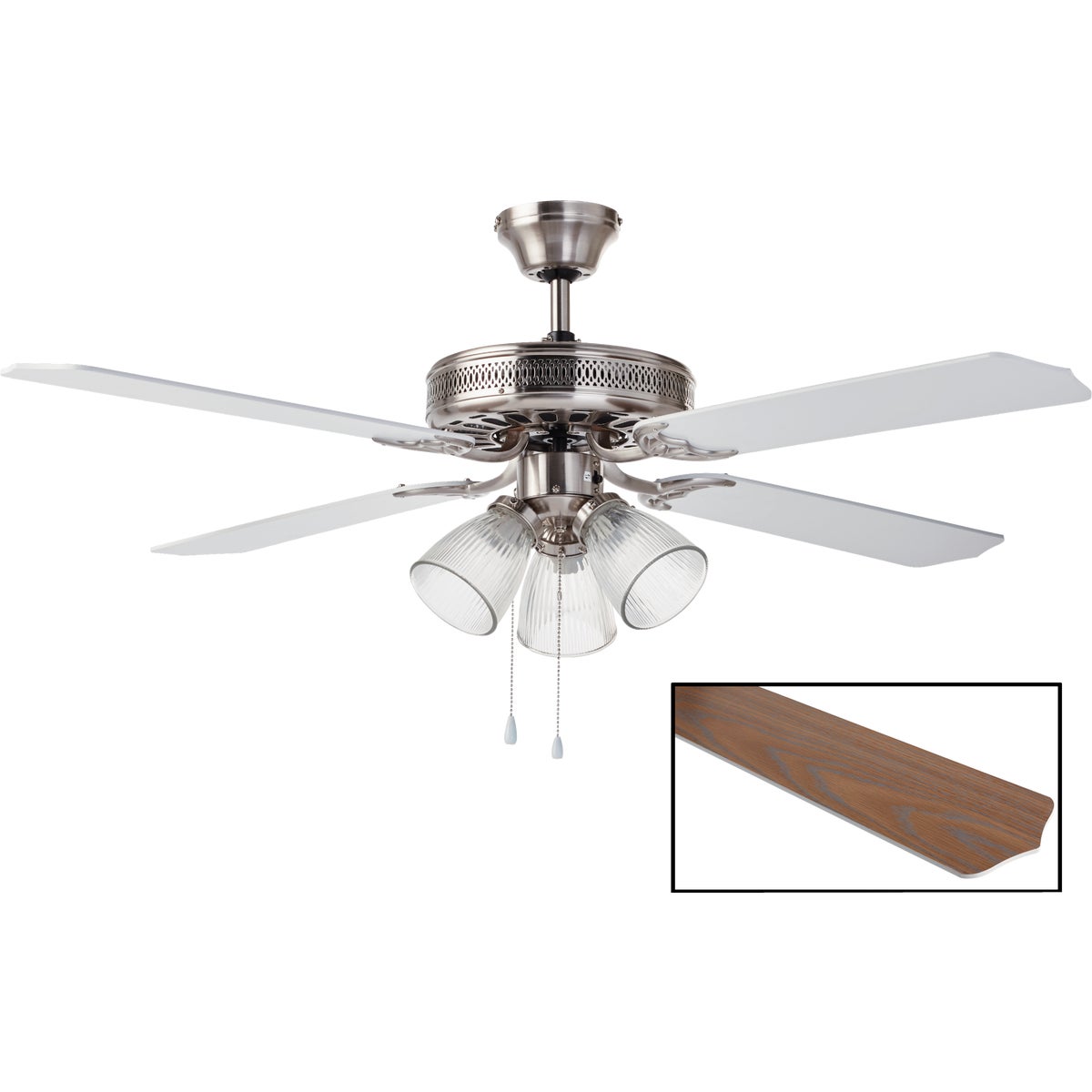 52" CHATEAU BN CEIL FAN - CF52CHA4BN by Canarm Gs