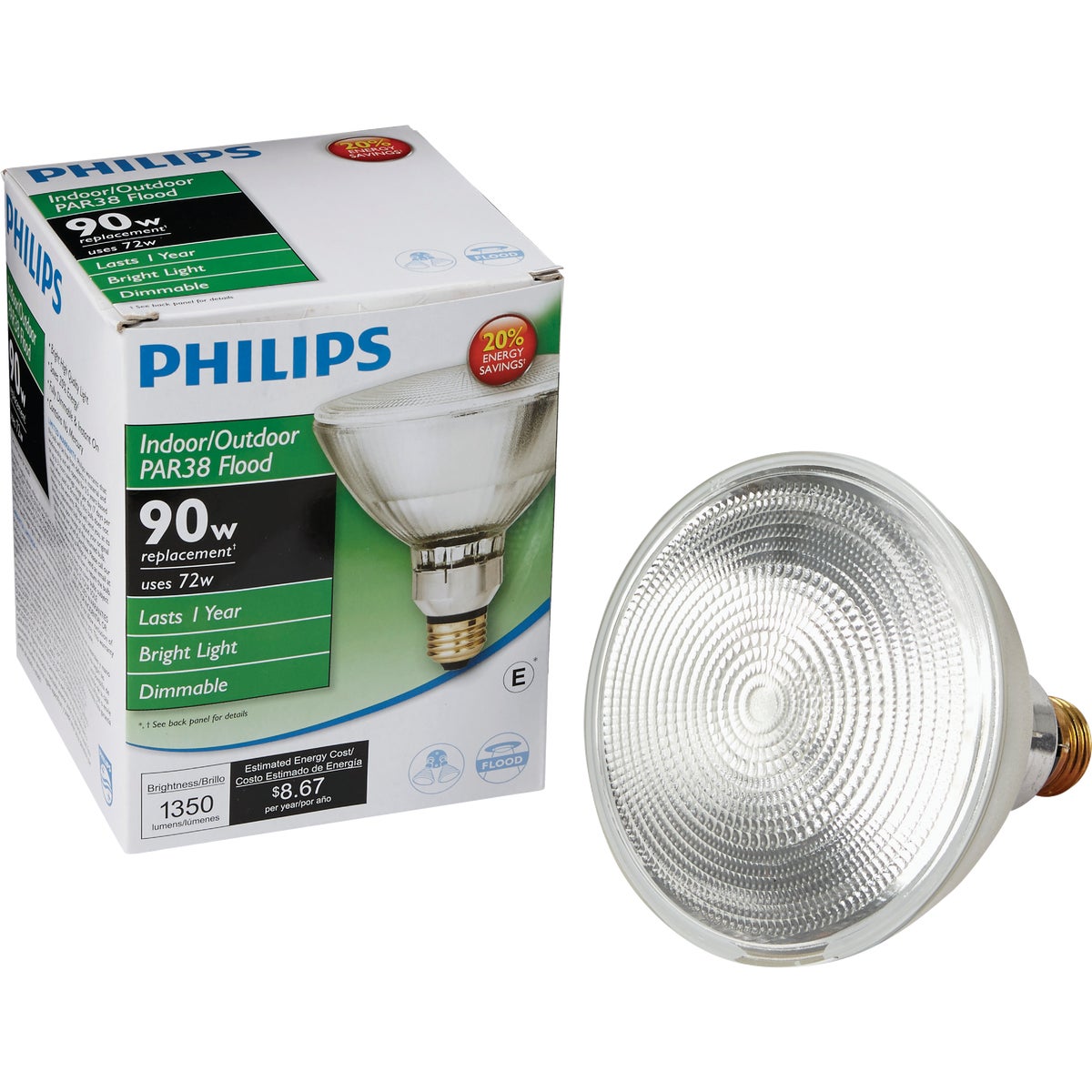 90W PAR FLD HALOGEN BULB - 62716 90PARHIR3KFL25T by G E Lighting