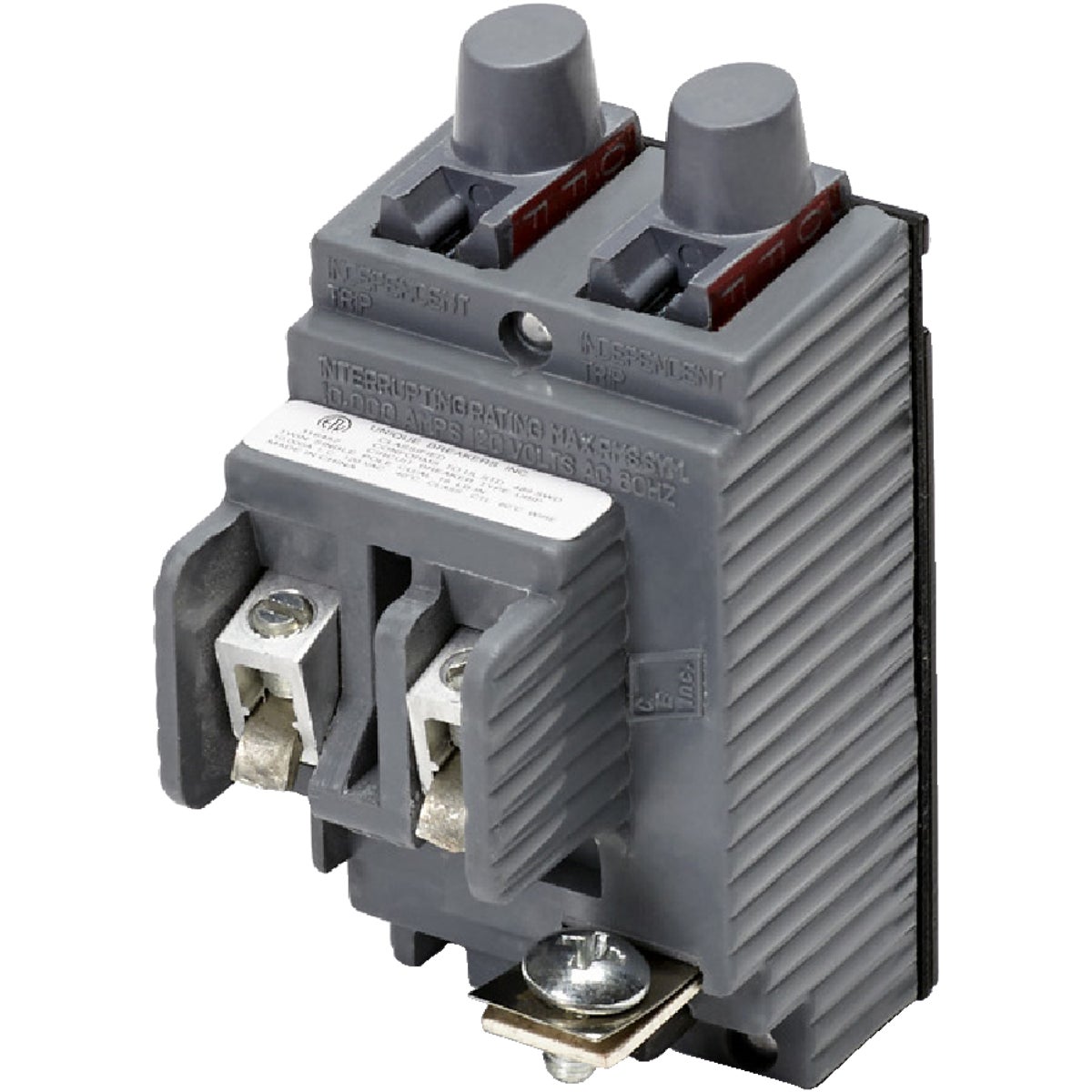 20A TWIN CIRCUIT BREAKER - UBIP2020 by Connecticut Electric