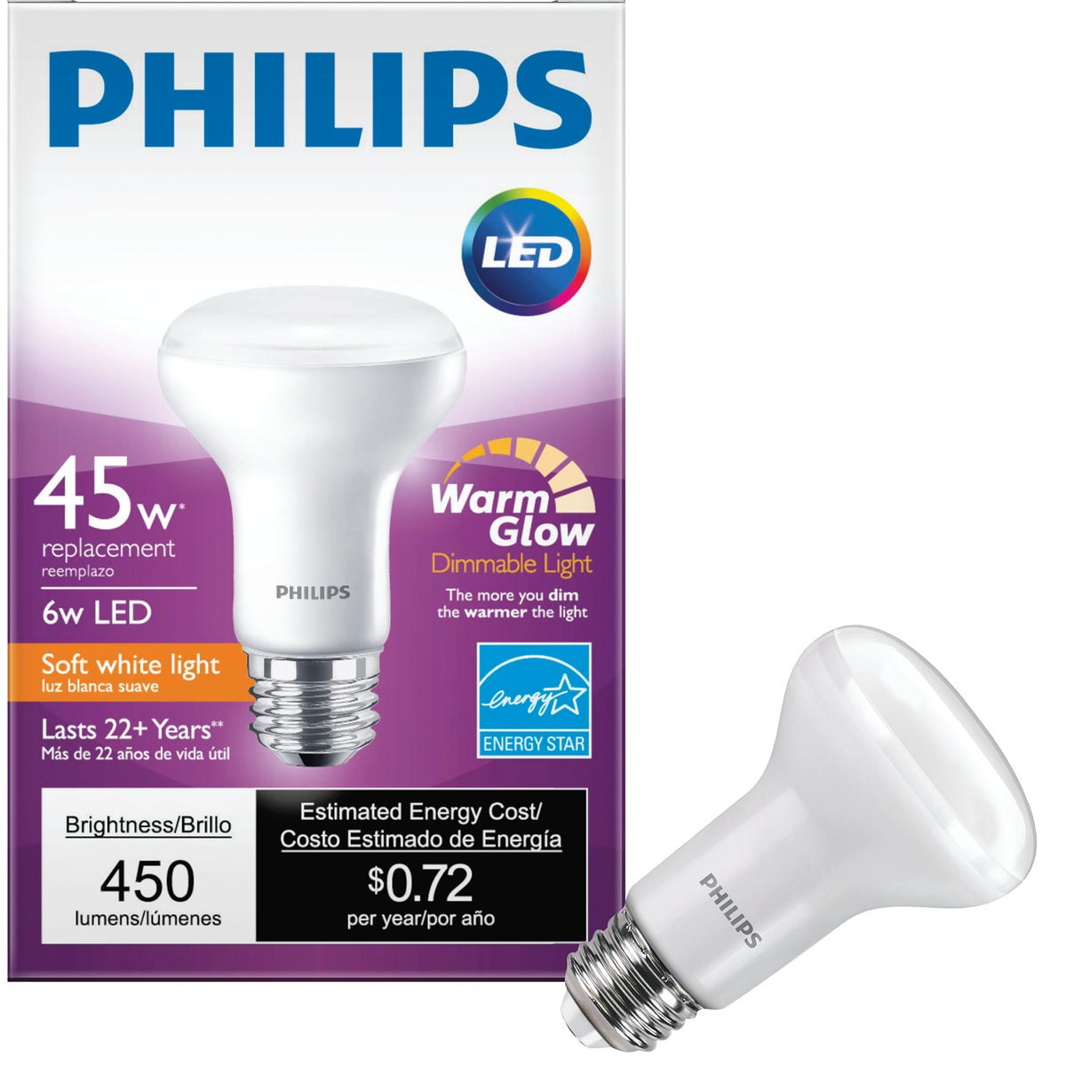 9W R20 LED 27K BULB - RLR209W27KD by TCP