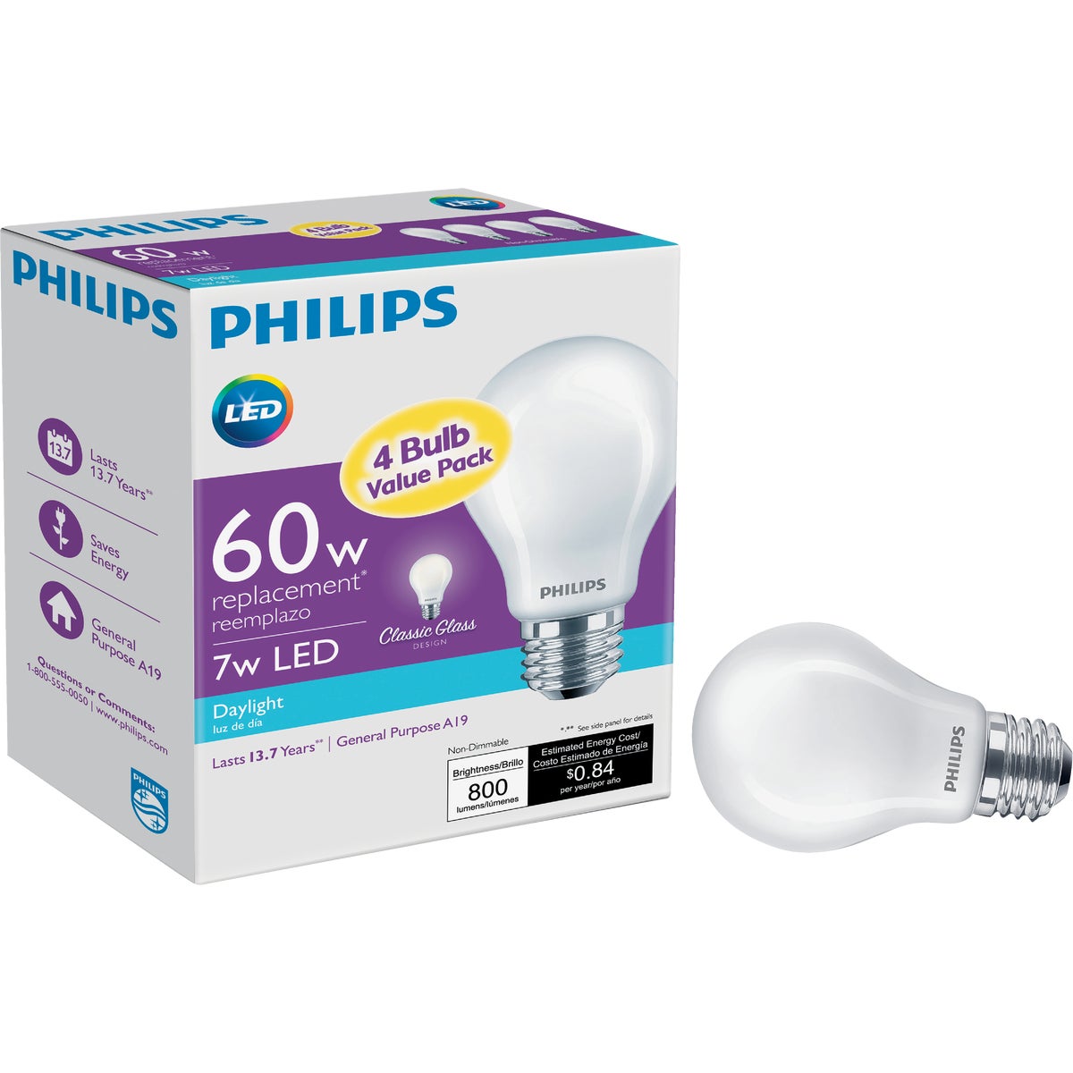 10W A19 BW DIM LED BULB - 21149DLED-LF4-8FR by Lights Of America