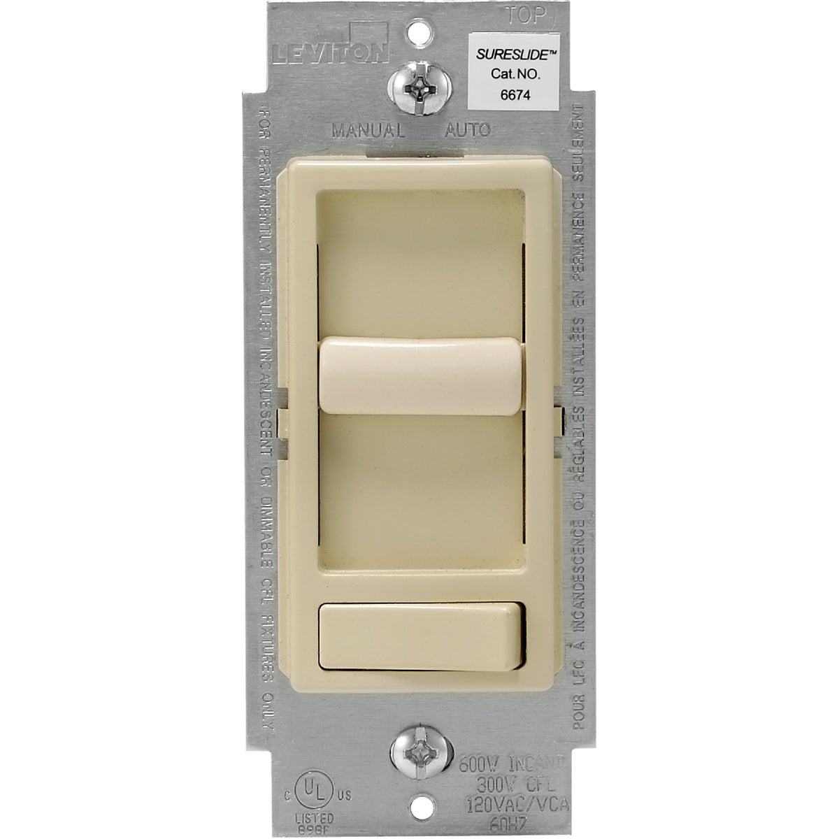 IV SP/3W UNIV DIMMER - R51-06674-P0I by Leviton Mfg Co