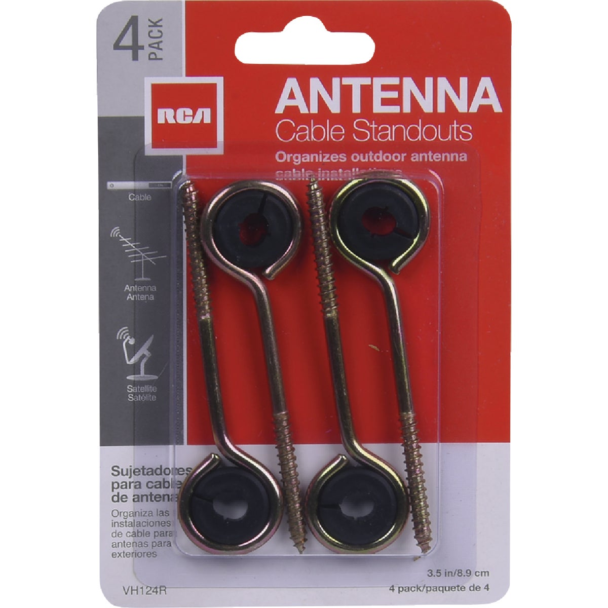 3-1/2" WIREHOLDER - VH124NV by Audiovox Accessories