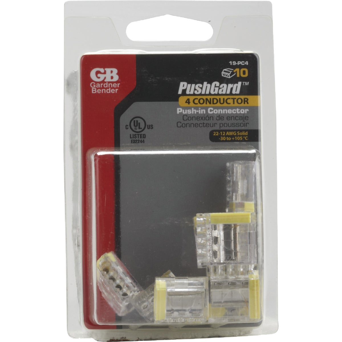 4-PORT INSURE CONNECTOR - 19-PC4 by G B Electrical Inc