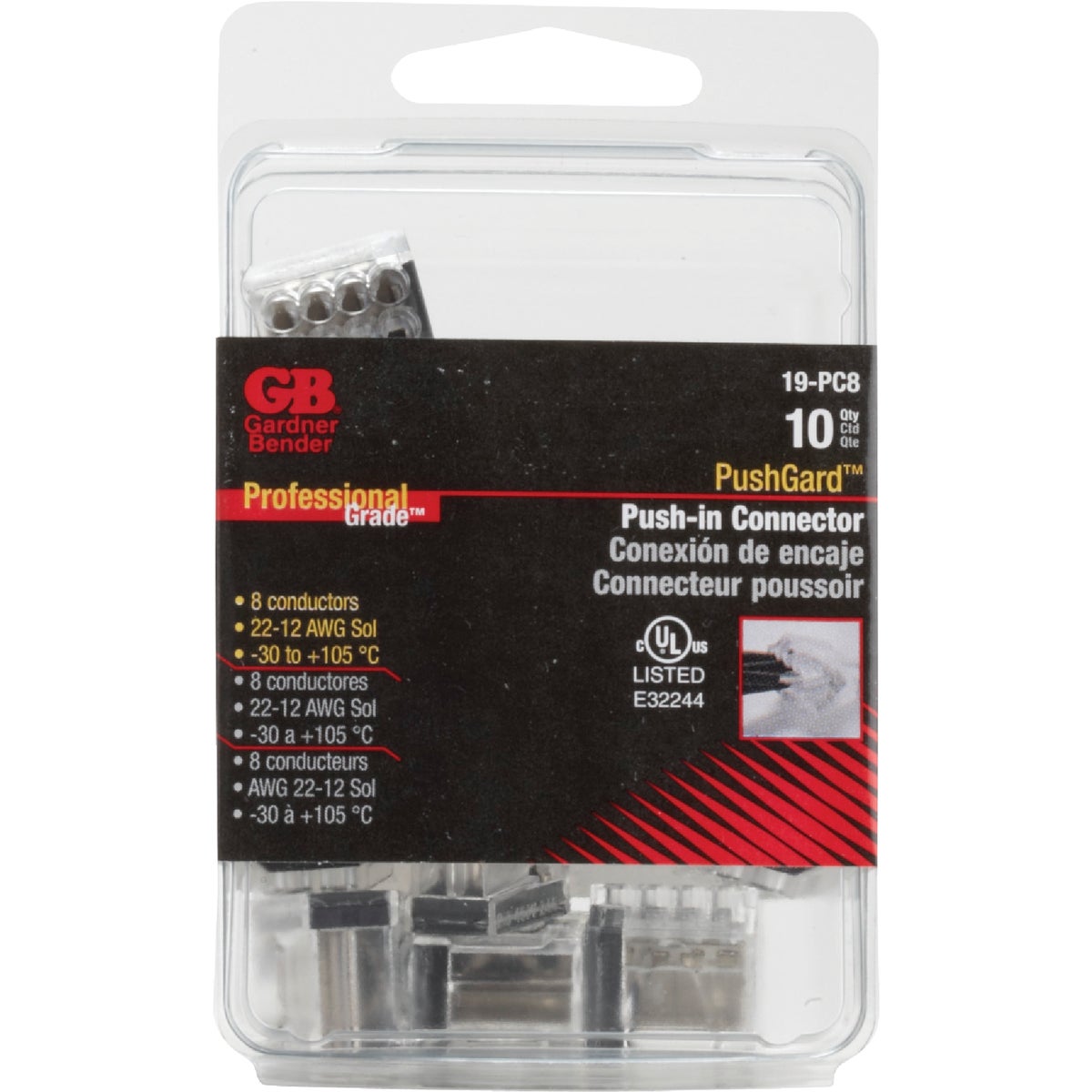 8-PORT INSURE CONNECTOR - 19-PC8 by G B Electrical Inc