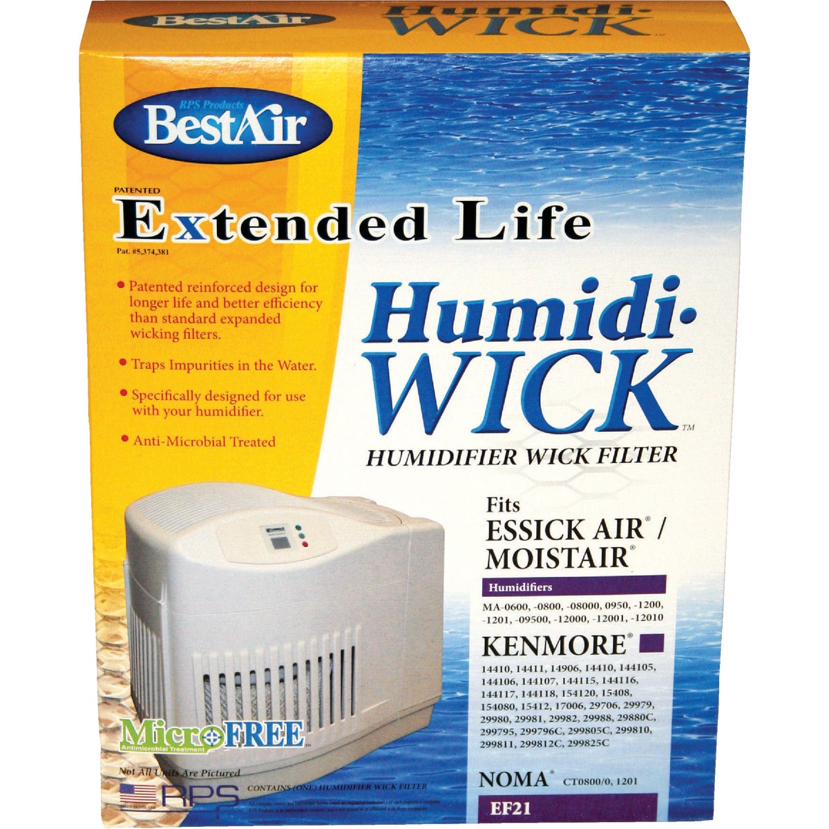 HUMIDIFIER WICK FILTER - EF1 by Rps Products Inc