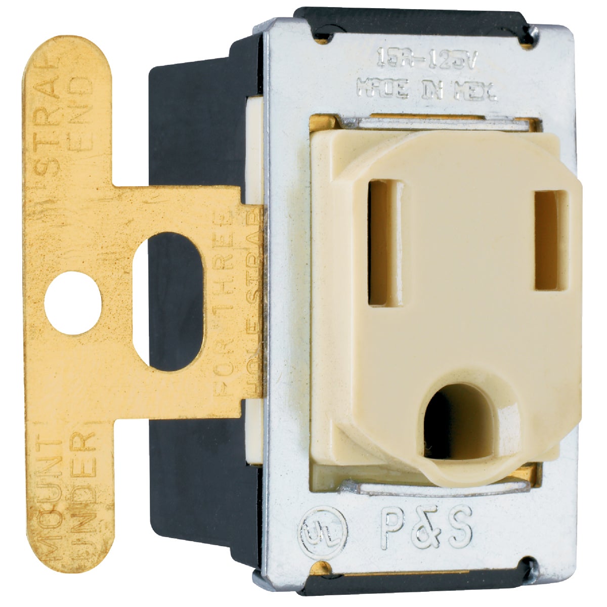3-WIRE IV FLUSH OUTLET - 1432 by Pass Seymour Legrand