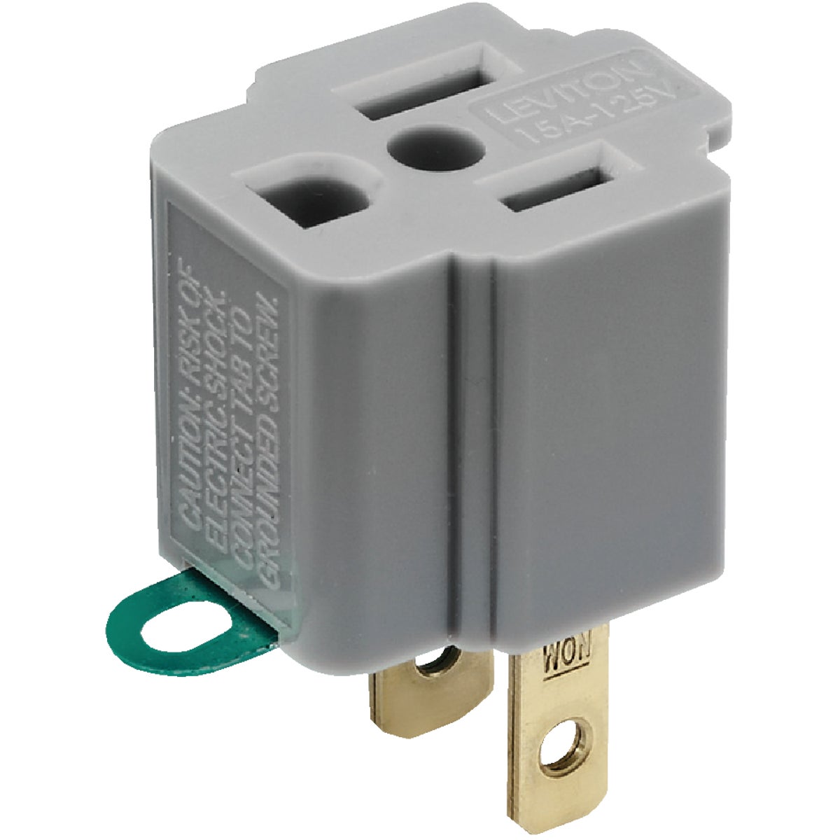 GRAY OUTLET ADAPTER - 028-274 by Leviton Mfg Co