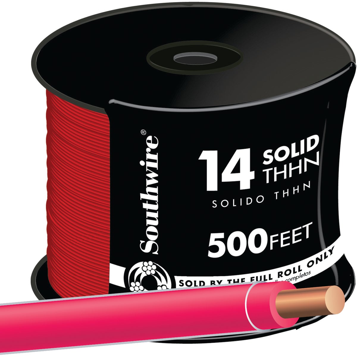500' 14SOL RED THHN WIRE - 11581658 by Southwire Company