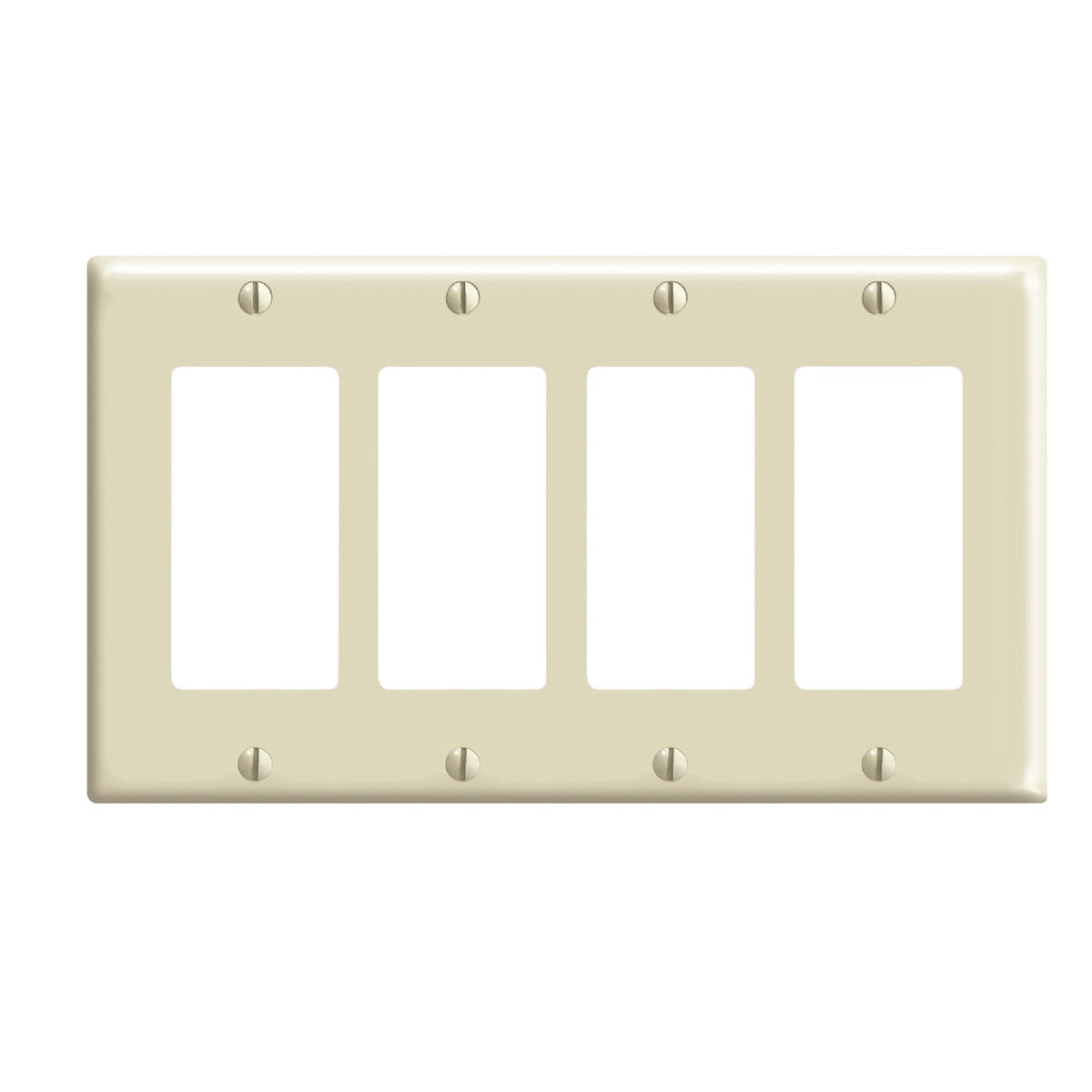 IV 4-ROCKER WALL PLATE - 80412I by Leviton Mfg Co