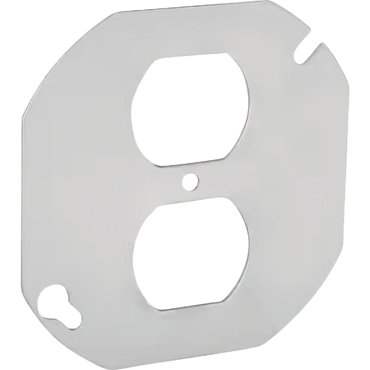 4" RND 2-OUTLET COVER - 5402LR by Thomas & Betts