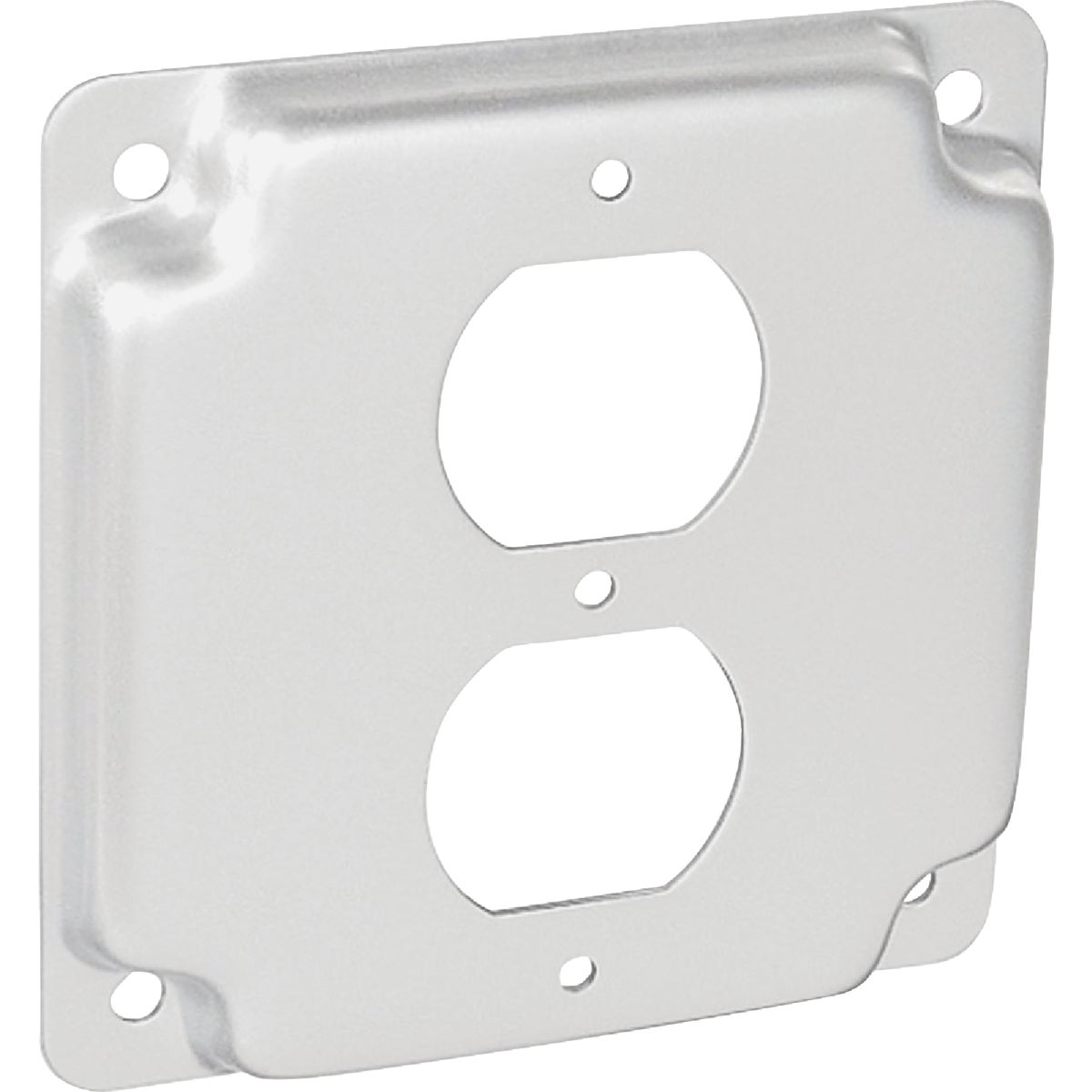 4" SQ 2-OUTLET BOX COVER - RS1230 by Thomas & Betts