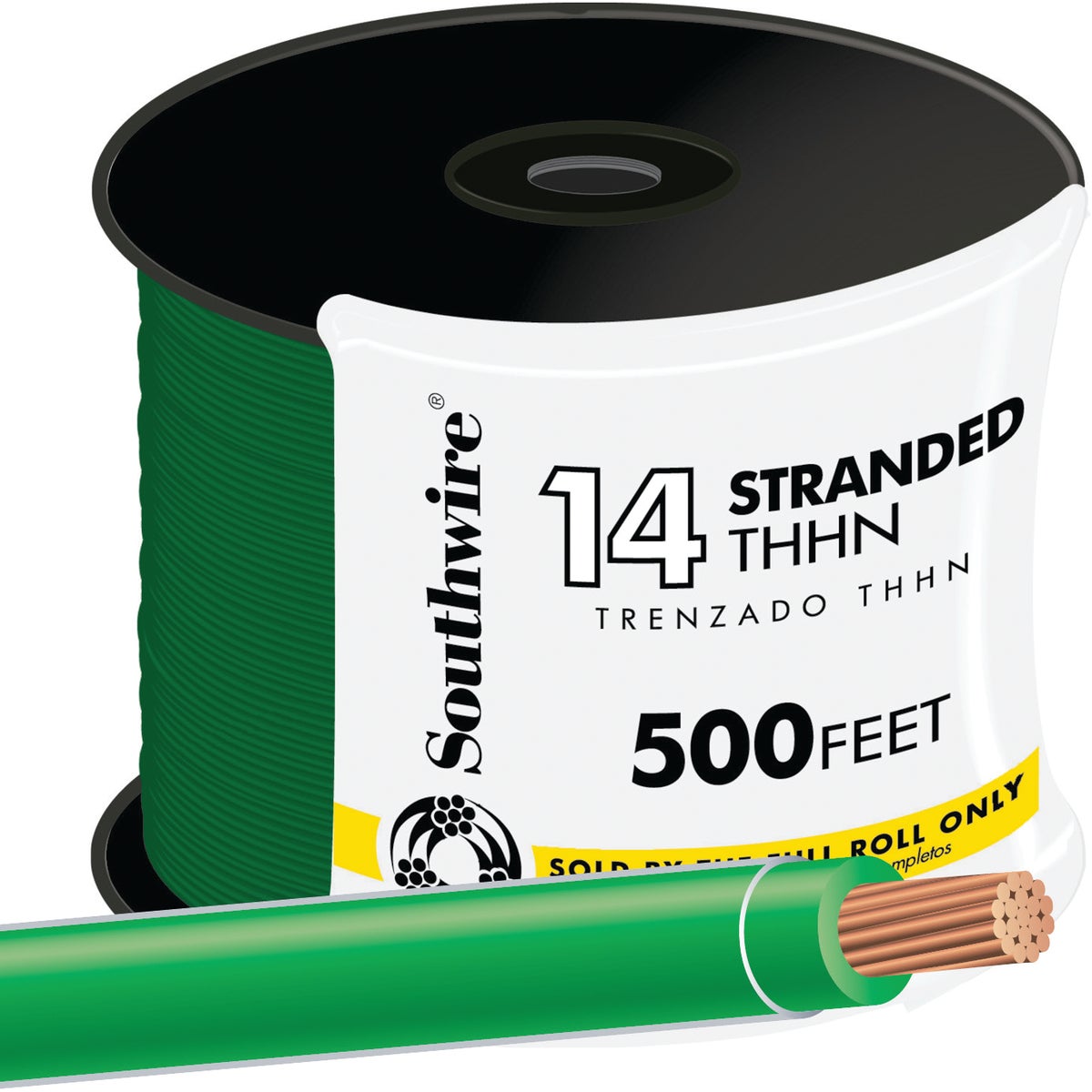 500' 14STR GRN THHN WIRE - 22959158 by Southwire Company
