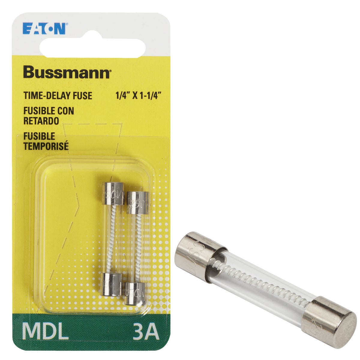 3A ELECTRONIC FUSE - BP/MDL-3 by Bussmann Cooper