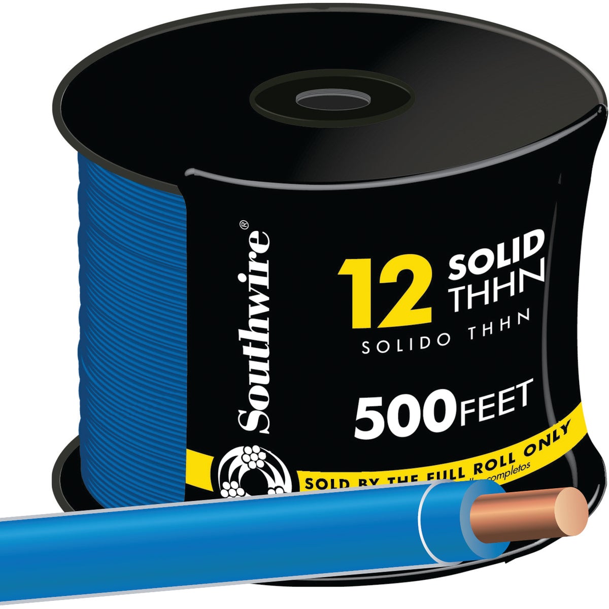500' 12SOL BLU THHN WIRE - 11590758 by Southwire Company