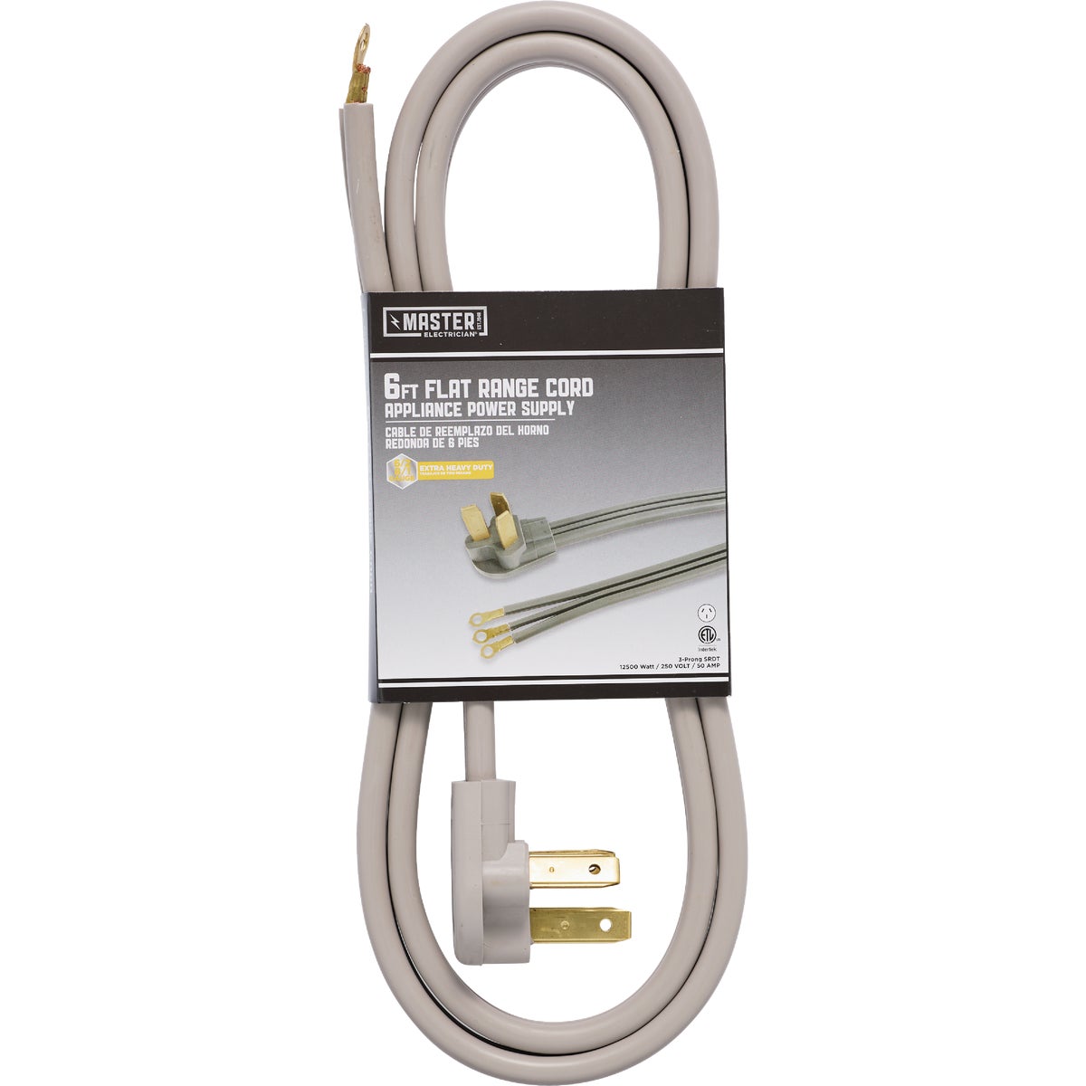 6' 50A RANGE CORD - 550986 by Coleman Cable Hwg
