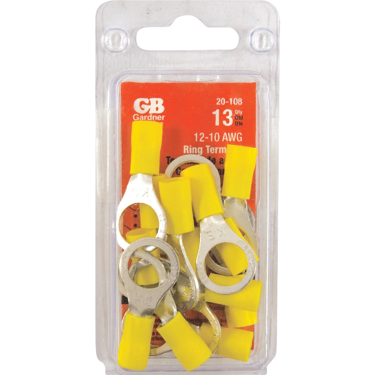 12-10 RING TERMINAL - 20-108 by G B Electrical Inc