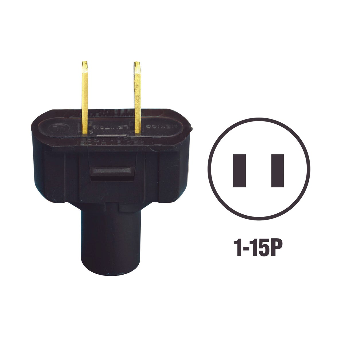 BLK CORD PLUG - 48643E by Leviton Mfg Co