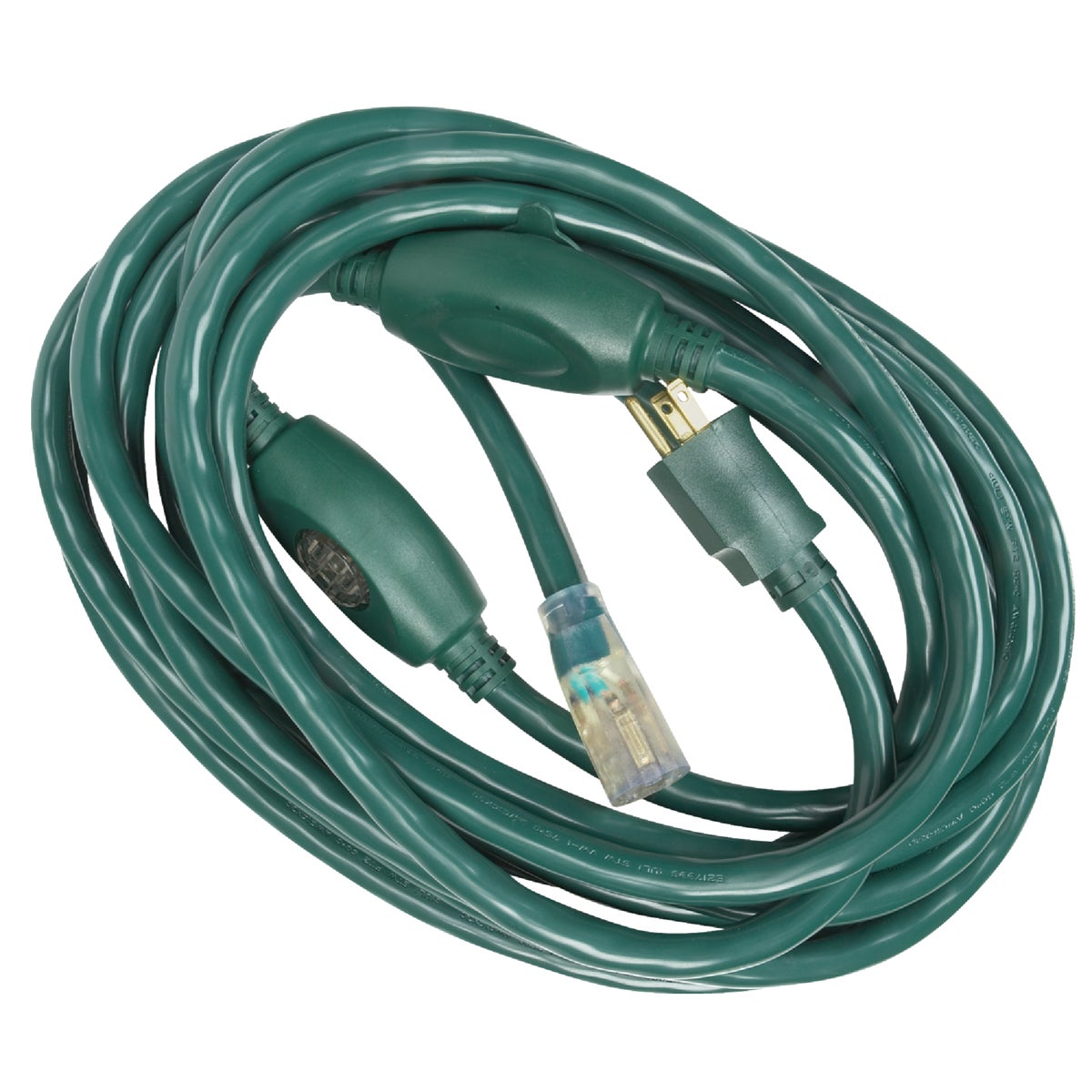 20'14/3 Green Multi Outlet