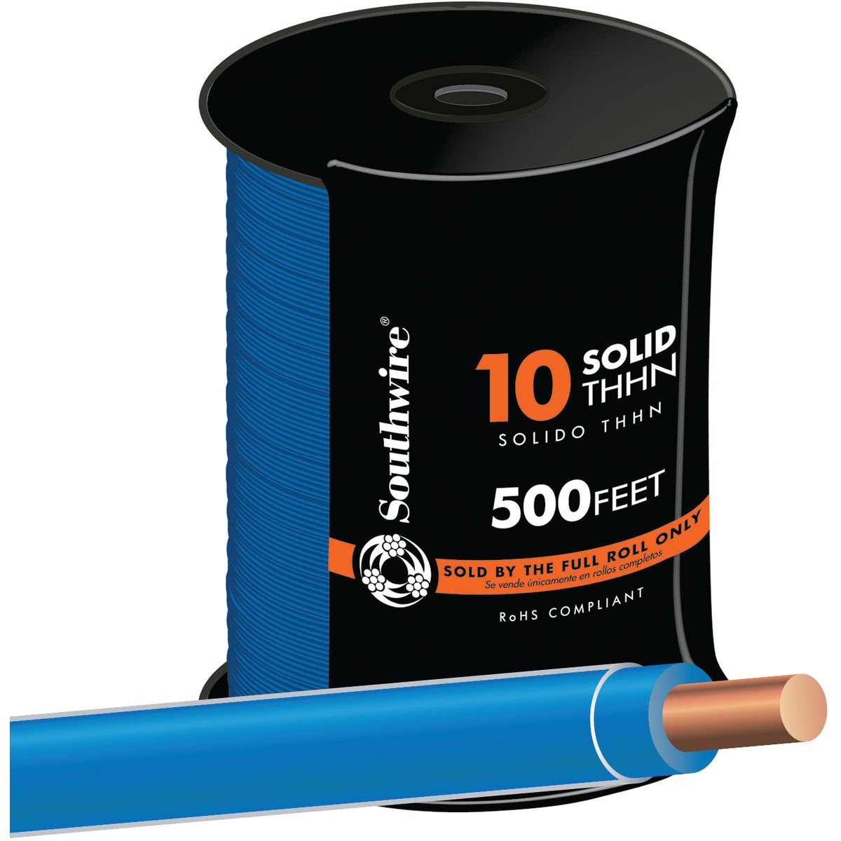 500' 10SOL BLU THHN WIRE - 11598057 by Southwire Company