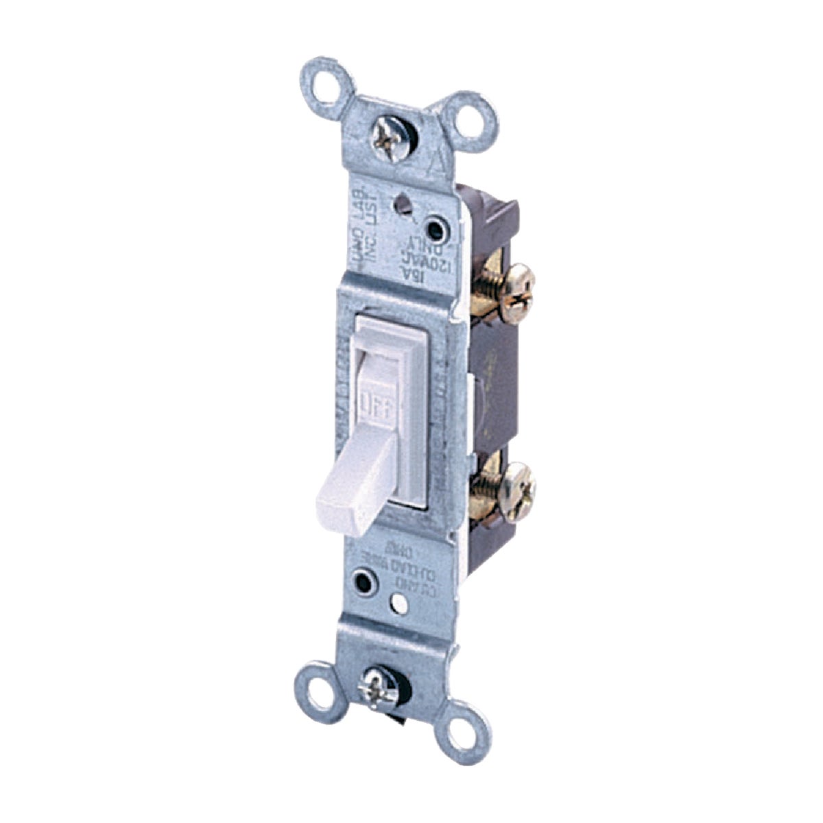 WHT 1POLE SWITCH - 1451WCP by Leviton Mfg Co
