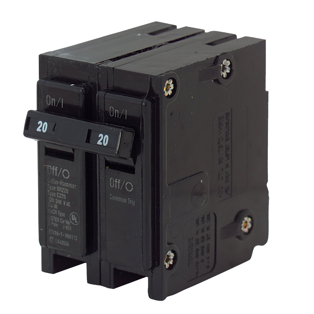 20A 2P CIRCUIT BREAKER - BR220 by Eaton Corporation