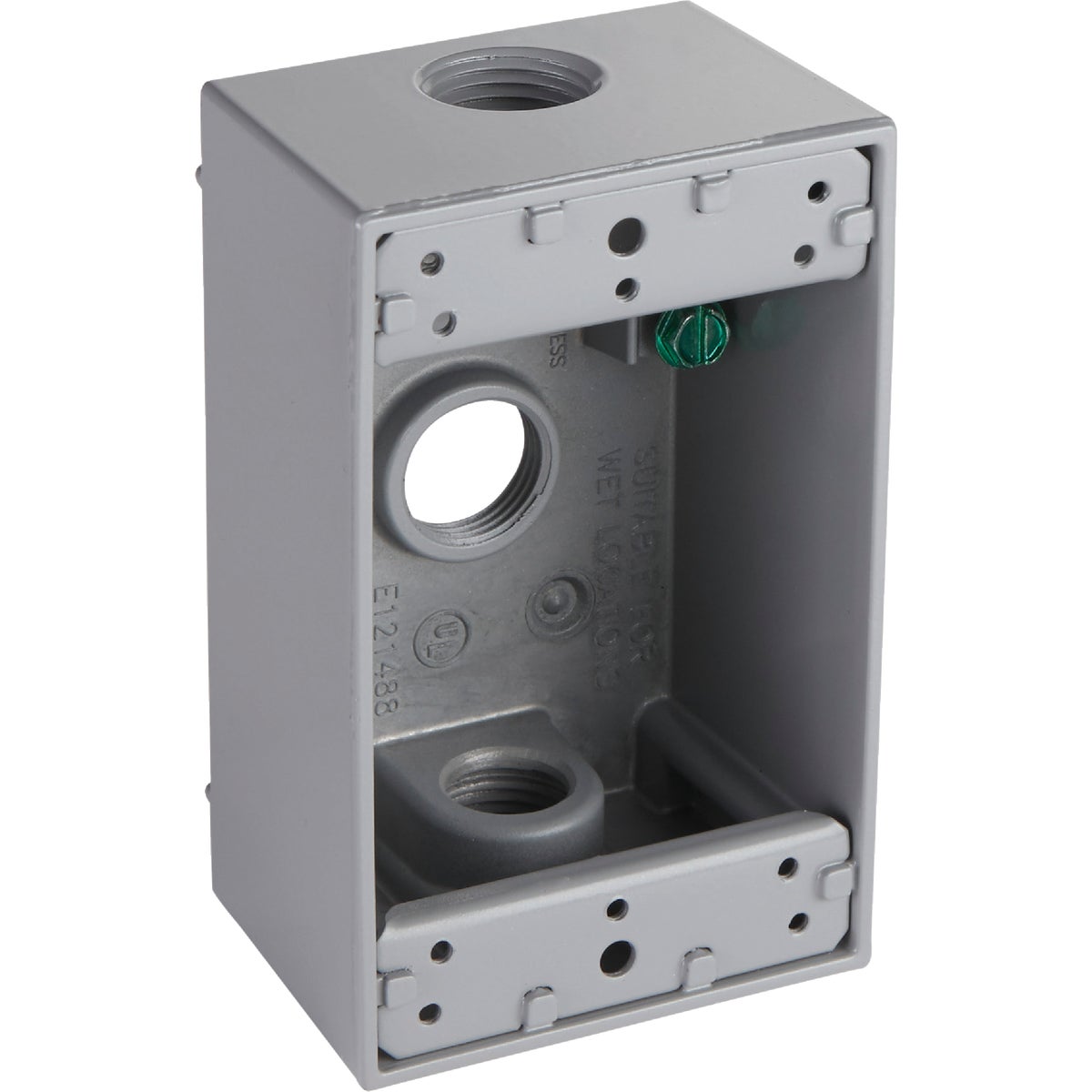 1 GANG GRAY OUTDOOR BOX - 5958-0 by Hubbell
