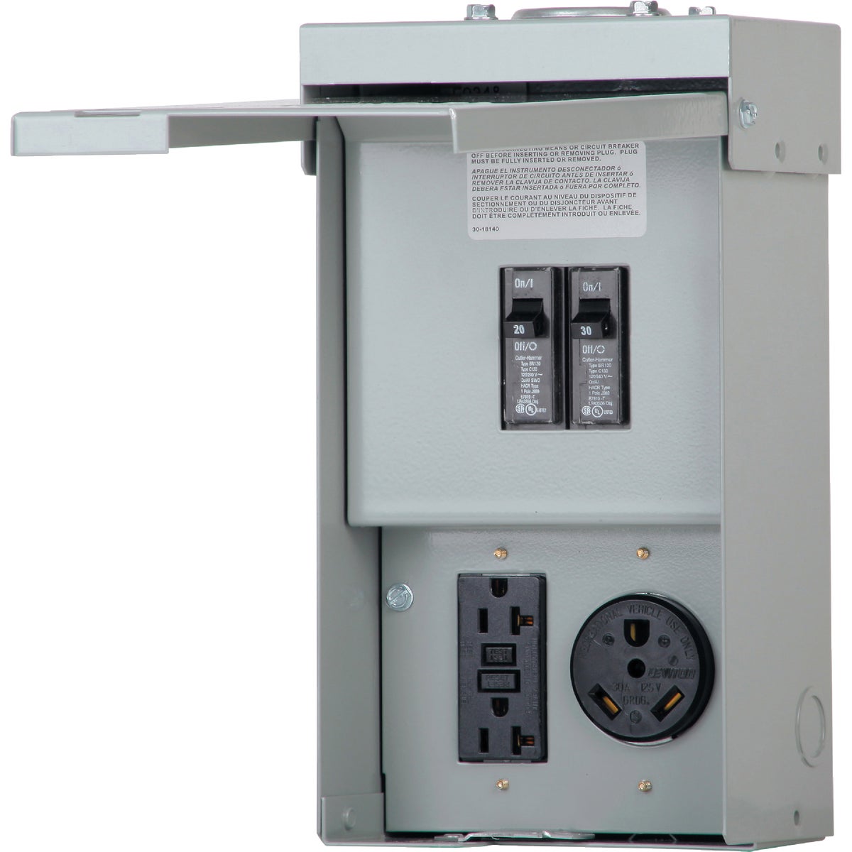50A UTILITY POWER OUTLET - CHU4N7NS by Eaton Corporation