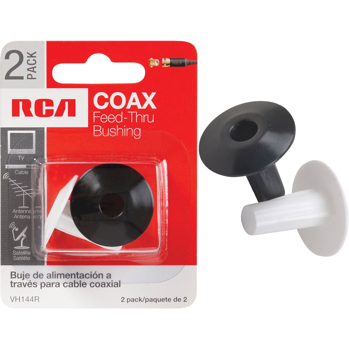 FEED-THRU COAX BUSHING - VH144R by Audiovox Accessories