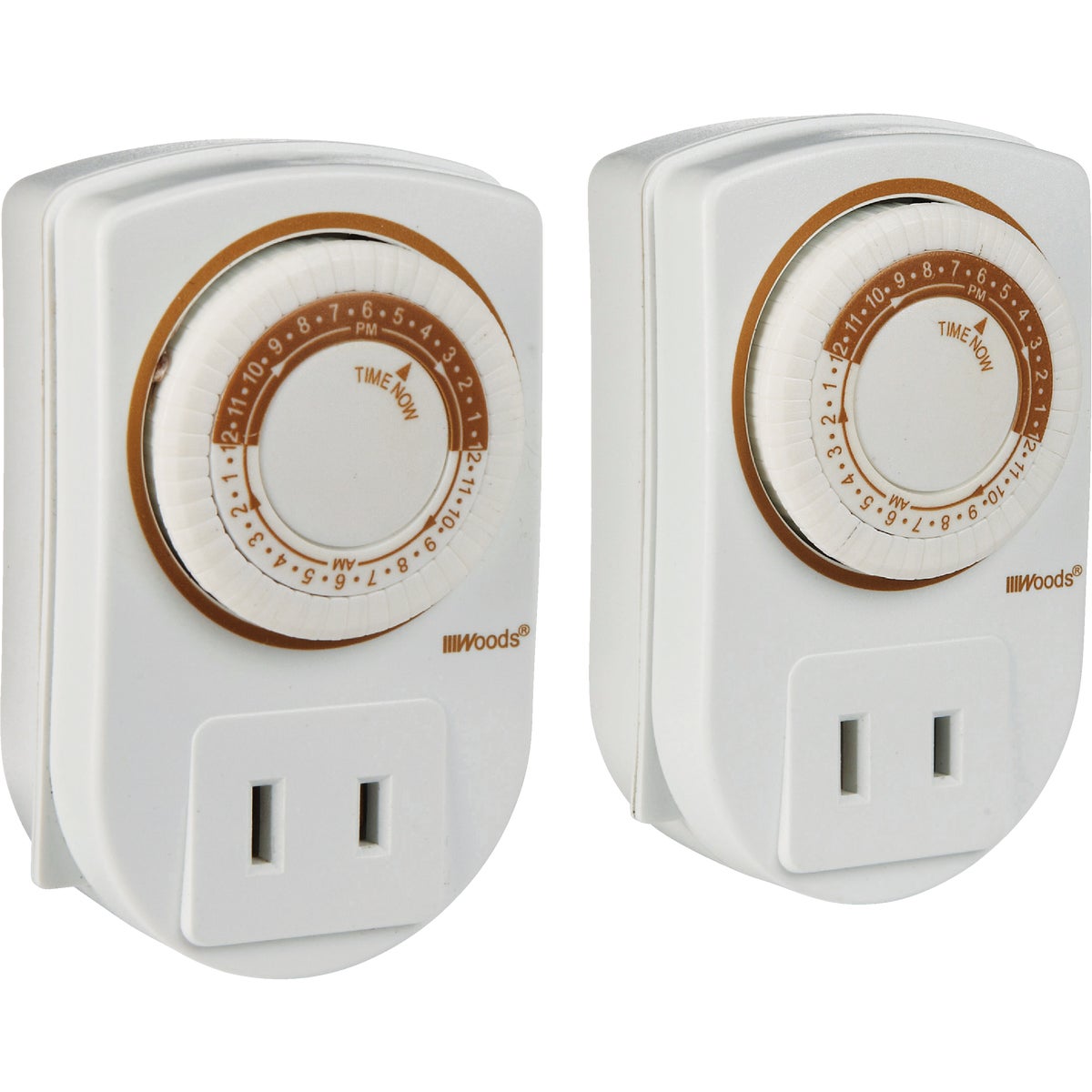 2PK PLUGIN INDOOR TIMER - 50006 by Woods Wire Coleman