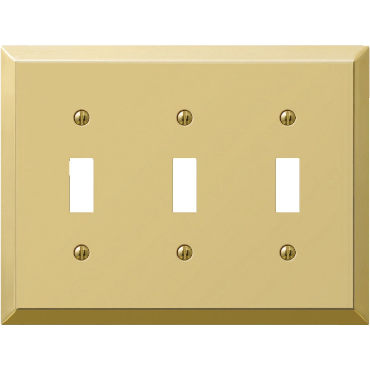 BRS 3-TOGGLE WALL PLATE - 9BS103 by Jackson Deerfield Mf