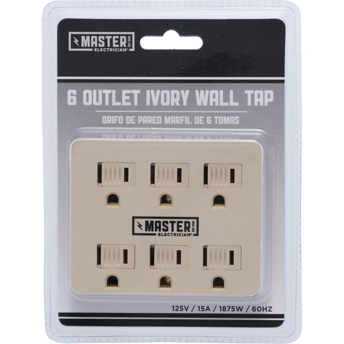 IV 6-OUTLET GROUNDED TAP - 525286 by Coleman Cable Import