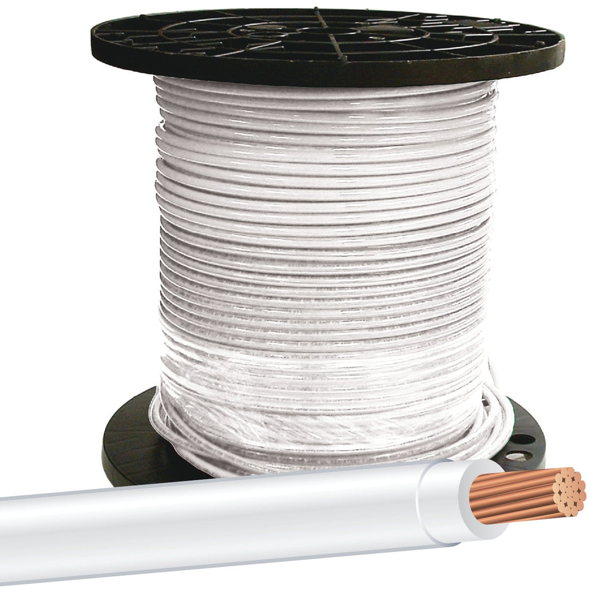 500' 8STR WHT THHN WIRE - 20489112 by Southwire Company