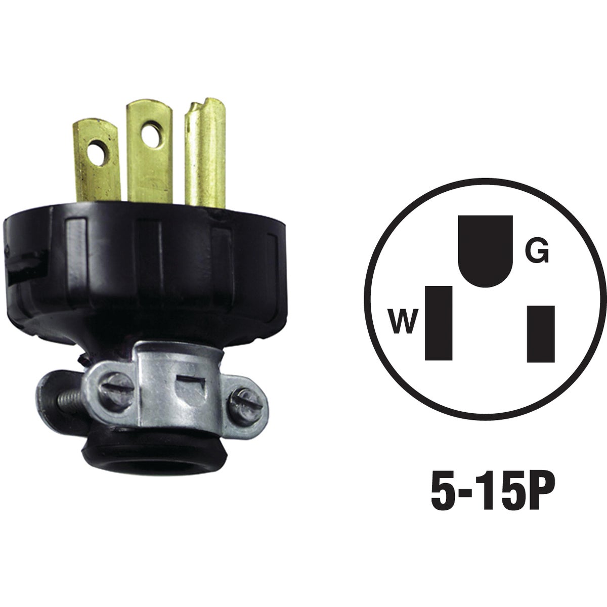 BLK CORD PLUG - 48648 by Leviton Mfg Co