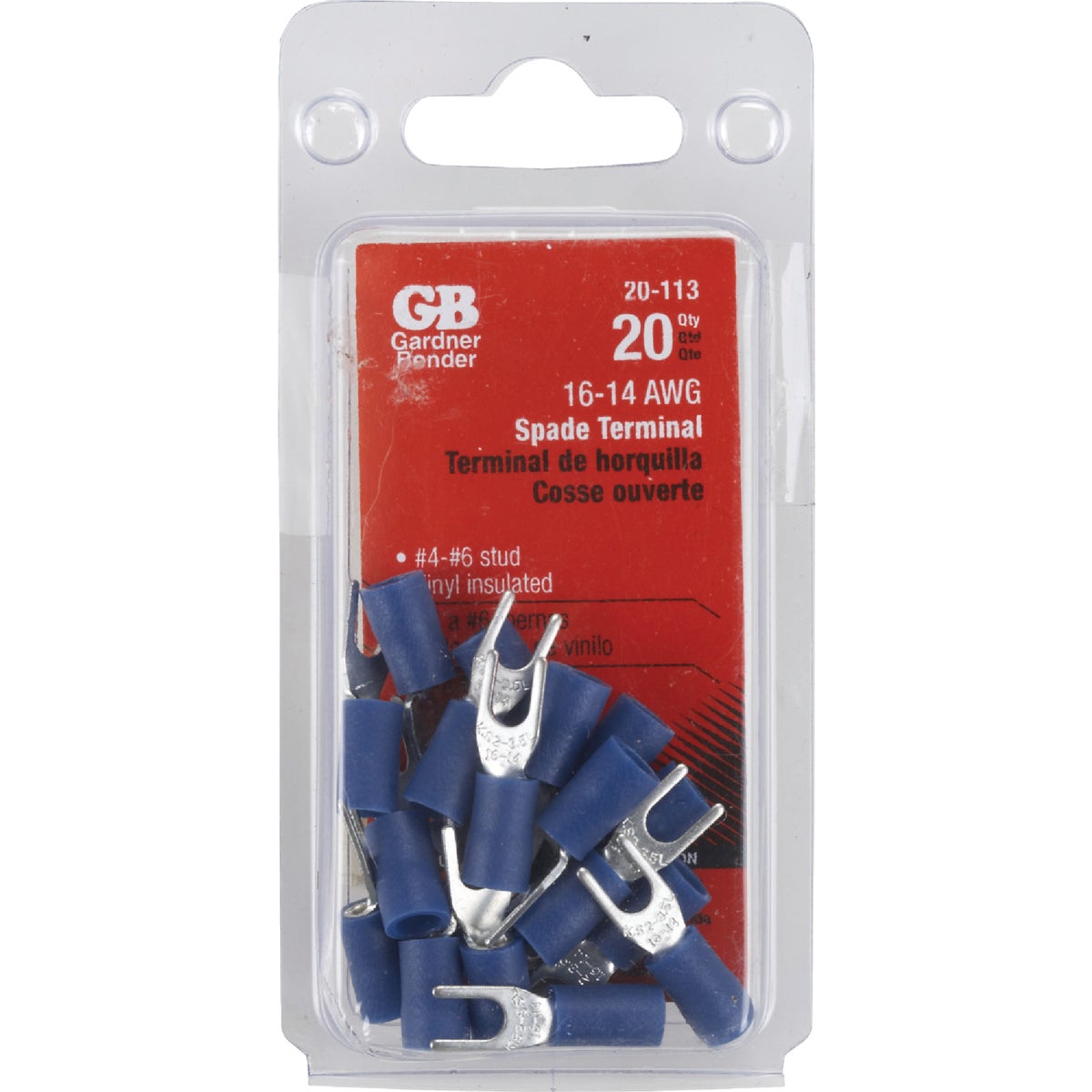 16-14 SPADE TERMINAL - 20-113 by G B Electrical Inc